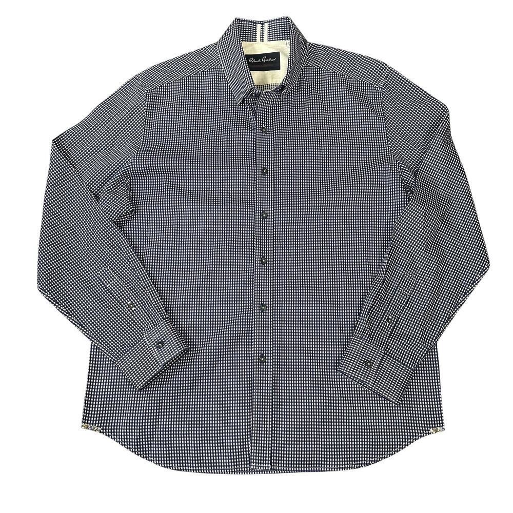 Robert Graham‎ Men's Modern Americana Tailored Fit Shirt Size 2XL